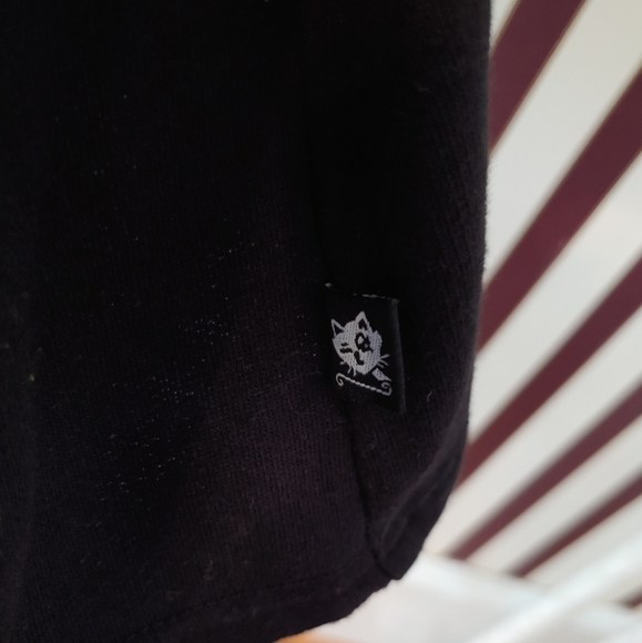 L.A. Kitty Jacket Coat Tomcat Couture Black Size Large - Picture 6 of 12